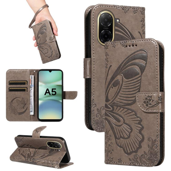 Funda de cuero para teléfono con relieve de mariposa de cola de golondrina, For Redmi K90 Pro Max/Poco F8 Ultra, For Redmi K90/Poco F8 Pro, For Redmi 15C 5G / 4G EU 173mm, For Redmi 15 5G Global / 15 4G SEA 169.5mm, For Redmi 15 5G / 4G EU 171mm       ...