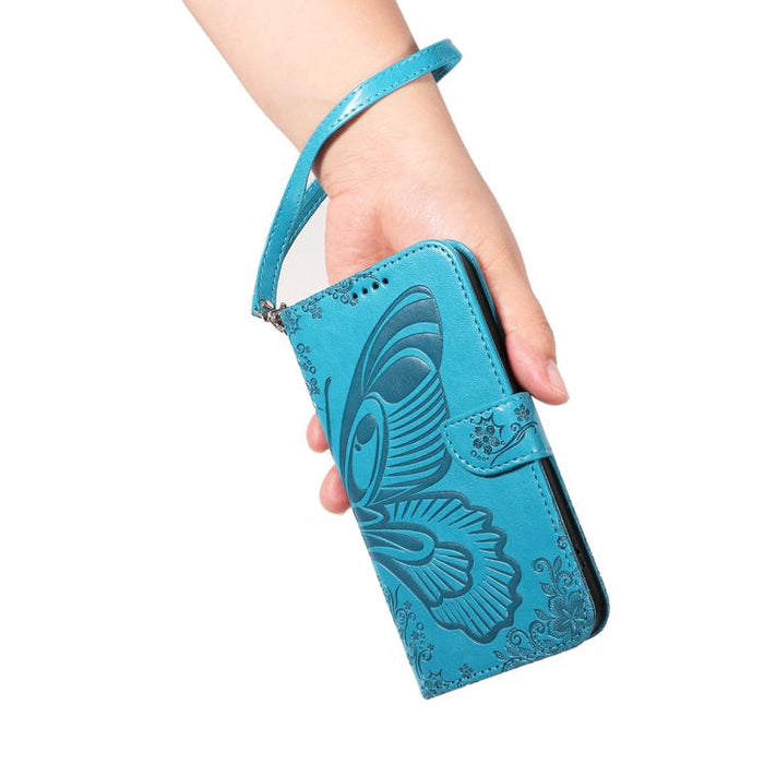 Funda de cuero para teléfono con relieve de mariposa de cola de golondrina, For Redmi K90 Pro Max/Poco F8 Ultra, For Redmi K90/Poco F8 Pro, For Redmi 15C 5G / 4G EU 173mm, For Redmi 15 5G Global / 15 4G SEA 169.5mm, For Redmi 15 5G / 4G EU 171mm       ...