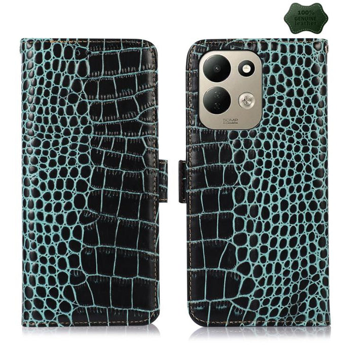 Funda para teléfono con capa superior de piel de vaca y efecto cocodrilo, For Redmi A7 Pro 171mm / Poco C85x 5G, For Redmi Turbo 5 Max / Poco X8 Pro Max, For Redmi Turbo 5 5G / Poco X8 Pro 5G, For Redmi Note 15 Pro+ 5G Global 163.3                     ...