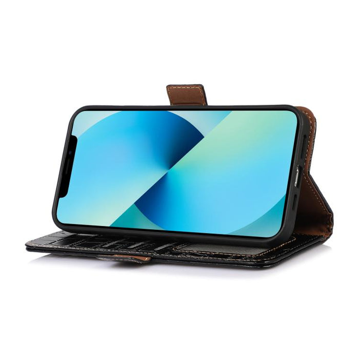 Funda para teléfono con capa superior de piel de vaca y efecto cocodrilo, For Redmi A7 Pro 171mm / Poco C85x 5G, For Redmi Turbo 5 Max / Poco X8 Pro Max, For Redmi Turbo 5 5G / Poco X8 Pro 5G, For Redmi Note 15 Pro+ 5G Global 163.3                     ...