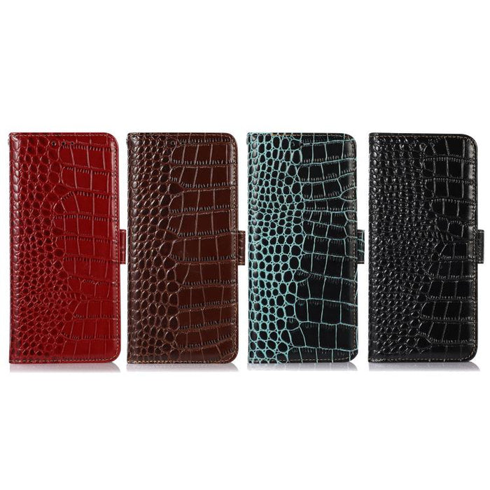 Funda para teléfono con capa superior de piel de vaca y efecto cocodrilo, For Redmi A7 Pro 171mm / Poco C85x 5G, For Redmi Turbo 5 Max / Poco X8 Pro Max, For Redmi Turbo 5 5G / Poco X8 Pro 5G, For Redmi Note 15 Pro+ 5G Global 163.3                     ...