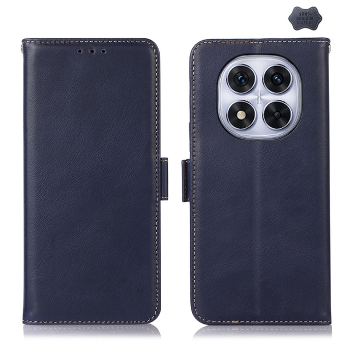 Funda para teléfono RFID de cuero genuino con textura de caballo loco magnético, For Redmi A7 Pro 171mm / Poco C85x 5G, For Redmi Turbo 5 Max / Poco X8 Pro Max, For Redmi Turbo 5 5G / Poco X8 Pro 5G, For Redmi Note 15 Pro+ 5G Global 163.3mm            ...