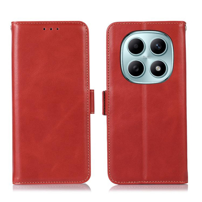 Funda para teléfono RFID de cuero genuino con textura de caballo loco magnético, For Redmi A7 Pro 171mm / Poco C85x 5G, For Redmi Turbo 5 Max / Poco X8 Pro Max, For Redmi Turbo 5 5G / Poco X8 Pro 5G, For Redmi Note 15 Pro+ 5G Global 163.3mm            ...