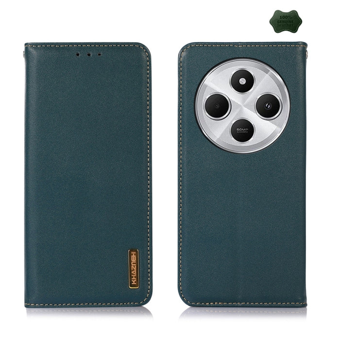 Funda para teléfono con capa superior de piel de vaca Nappa de KHAZNEH, For Redmi A7 Pro 171mm / Poco C85x 5G, For Redmi Turbo 5 Max / Poco X8 Pro Max, For Redmi Turbo 5 5G / Poco X8 Pro 5G, For Redmi Note 15 Pro+ 5G Global 163.3mm                     ...