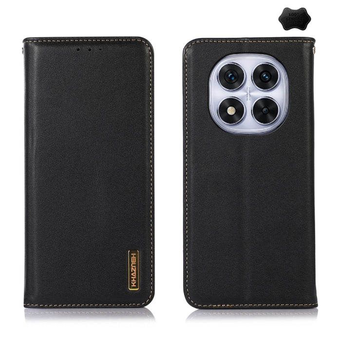Funda para teléfono con capa superior de piel de vaca Nappa de KHAZNEH, For Redmi A7 Pro 171mm / Poco C85x 5G, For Redmi Turbo 5 Max / Poco X8 Pro Max, For Redmi Turbo 5 5G / Poco X8 Pro 5G, For Redmi Note 15 Pro+ 5G Global 163.3mm                     ...