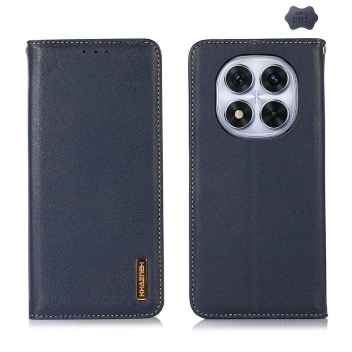 Funda para teléfono con capa superior de piel de vaca Nappa de KHAZNEH, For Redmi A7 Pro 171mm / Poco C85x 5G, For Redmi Turbo 5 Max / Poco X8 Pro Max, For Redmi Turbo 5 5G / Poco X8 Pro 5G, For Redmi Note 15 Pro+ 5G Global 163.3mm                     ...