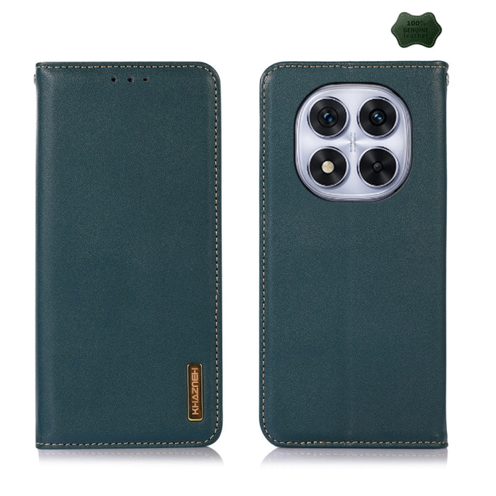 Funda para teléfono con capa superior de piel de vaca Nappa de KHAZNEH, For Redmi A7 Pro 171mm / Poco C85x 5G, For Redmi Turbo 5 Max / Poco X8 Pro Max, For Redmi Turbo 5 5G / Poco X8 Pro 5G, For Redmi Note 15 Pro+ 5G Global 163.3mm                     ...