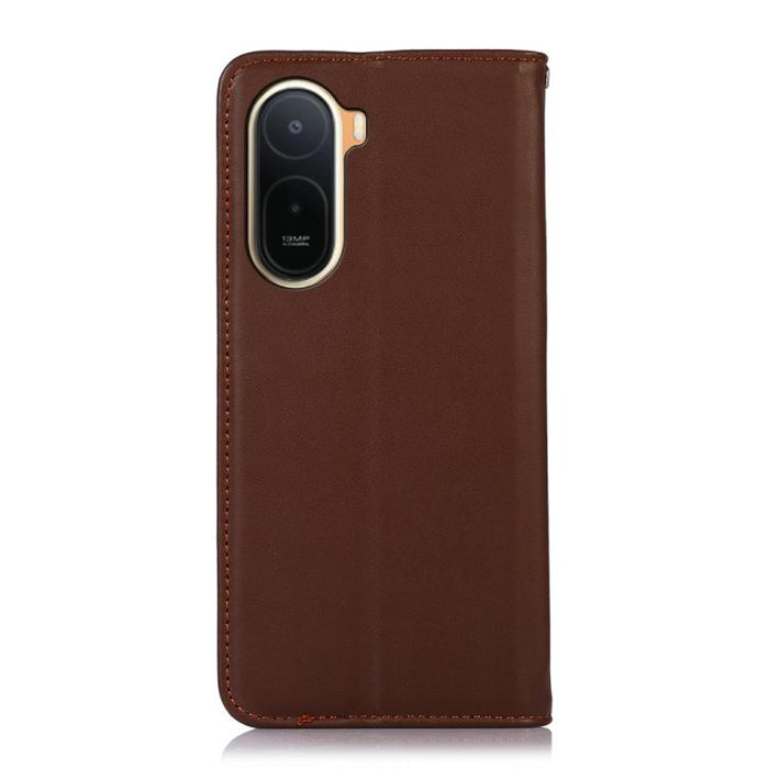 Funda para teléfono con capa superior de piel de vaca Nappa de KHAZNEH, For Redmi A7 Pro 171mm / Poco C85x 5G, For Redmi Turbo 5 Max / Poco X8 Pro Max, For Redmi Turbo 5 5G / Poco X8 Pro 5G, For Redmi Note 15 Pro+ 5G Global 163.3mm                     ...
