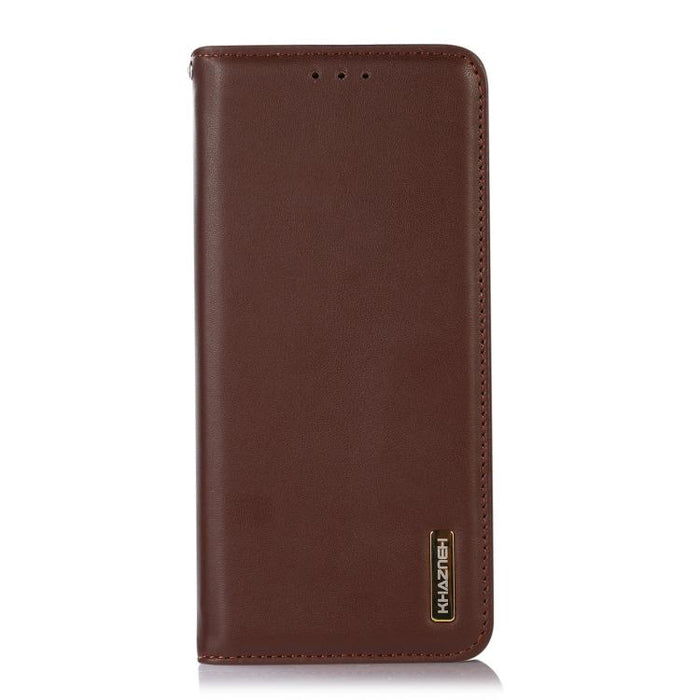 Funda para teléfono con capa superior de piel de vaca Nappa de KHAZNEH, For Redmi A7 Pro 171mm / Poco C85x 5G, For Redmi Turbo 5 Max / Poco X8 Pro Max, For Redmi Turbo 5 5G / Poco X8 Pro 5G, For Redmi Note 15 Pro+ 5G Global 163.3mm                     ...