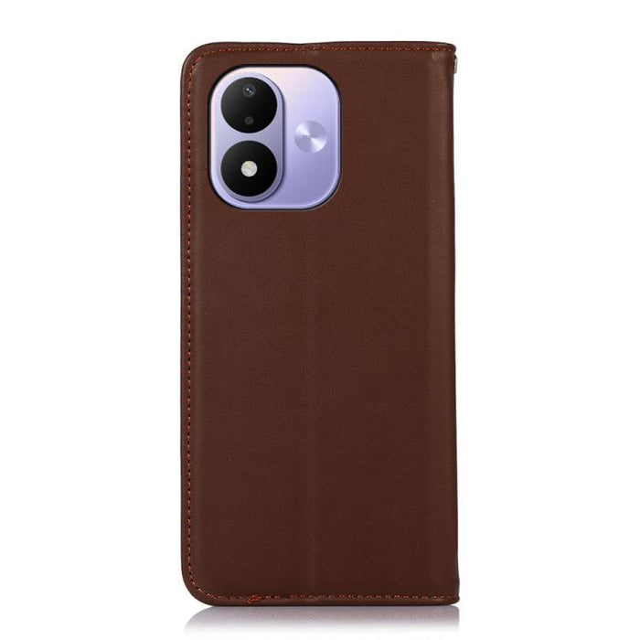 Funda para teléfono con capa superior de piel de vaca Nappa de KHAZNEH, For Redmi A7 Pro 171mm / Poco C85x 5G, For Redmi Turbo 5 Max / Poco X8 Pro Max, For Redmi Turbo 5 5G / Poco X8 Pro 5G, For Redmi Note 15 Pro+ 5G Global 163.3mm                     ...