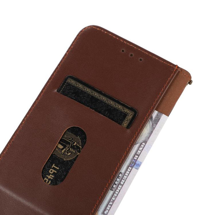 Funda para teléfono con capa superior de piel de vaca Nappa de KHAZNEH, For Redmi A7 Pro 171mm / Poco C85x 5G, For Redmi Turbo 5 Max / Poco X8 Pro Max, For Redmi Turbo 5 5G / Poco X8 Pro 5G, For Redmi Note 15 Pro+ 5G Global 163.3mm                     ...