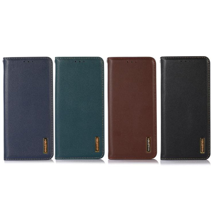 Funda para teléfono con capa superior de piel de vaca Nappa de KHAZNEH, For Redmi A7 Pro 171mm / Poco C85x 5G, For Redmi Turbo 5 Max / Poco X8 Pro Max, For Redmi Turbo 5 5G / Poco X8 Pro 5G, For Redmi Note 15 Pro+ 5G Global 163.3mm                     ...