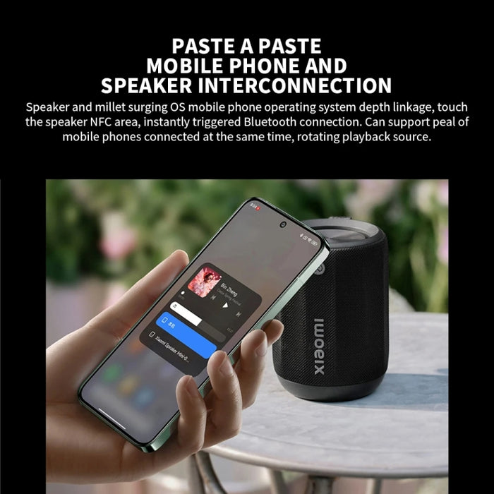 Minialtavoz Bluetooth Xiaomi compatible con conexión NFC