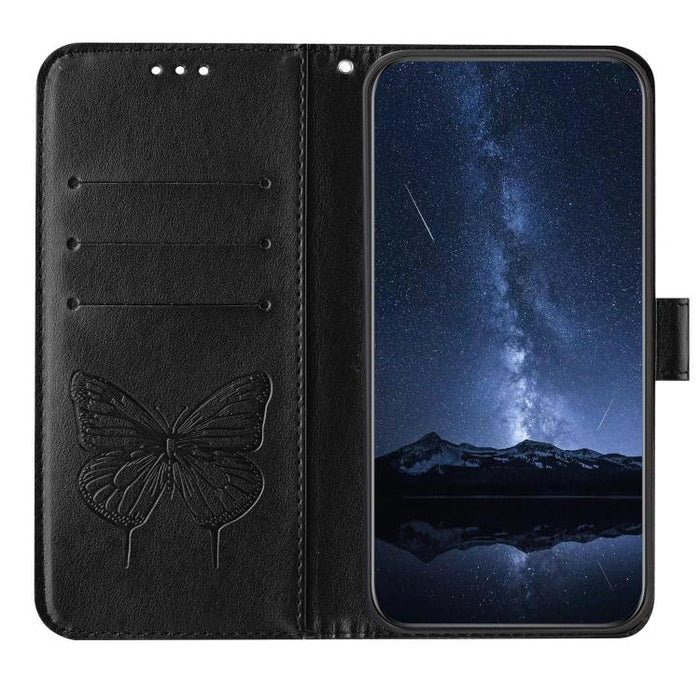 Funda de cuero para teléfono con diseño de mariposa en relieve, For Xiaomi 14T Pro, For Xiaomi 14T
