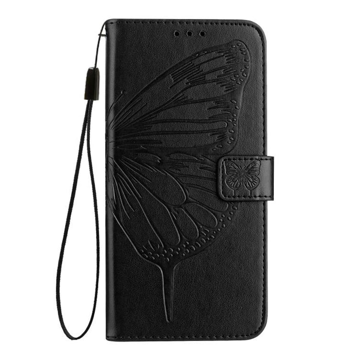 Funda de cuero para teléfono con diseño de mariposa en relieve, For Xiaomi 17 Max 5G, For Xiaomi 17T Pro 5G, For Xiaomi Poco M7 4G 169mm, For Xiaomi 15T Pro 5G, For Xiaomi 15T 5G, For Xiaomi Civi 5 Pro 5G, For Xiaomi 15S Pro 5G                         ...
