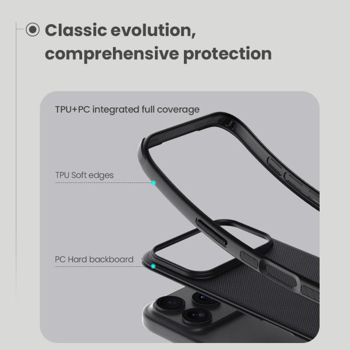 Funda magnética para teléfono Magsafe Frosted Shield Pro de NILLKIN, For iPhone 17e / 16e, For iPhone 17 Pro Max, For iPhone 17 Pro, For iPhone 17, For iPhone Air, For iPhone 16 Plus, For iPhone 16