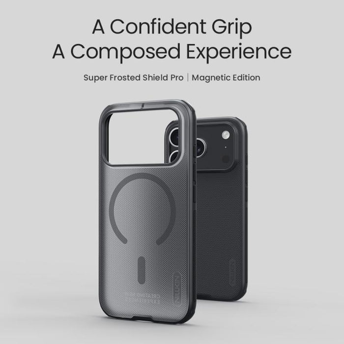 Funda magnética para teléfono Magsafe Frosted Shield Pro de NILLKIN, For iPhone 17e / 16e, For iPhone 17 Pro Max, For iPhone 17 Pro, For iPhone 17, For iPhone Air, For iPhone 16 Plus, For iPhone 16