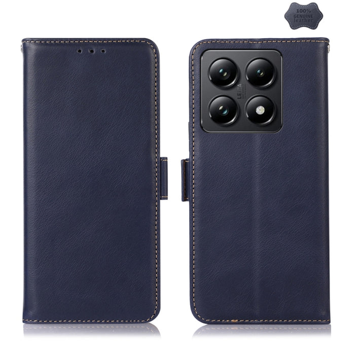 Funda para teléfono RFID de cuero genuino con textura de caballo loco magnético, For Xiaomi 17T Pro 5G, For Xiaomi 17T 5G, For Xiaomi 17 Pro, For Xiaomi 17, For Xiaomi 15T Pro 5G, For Xiaomi 15T 5G, For Xiaomi Poco X7 Pro, For Xiaomi 14T Pro           ...