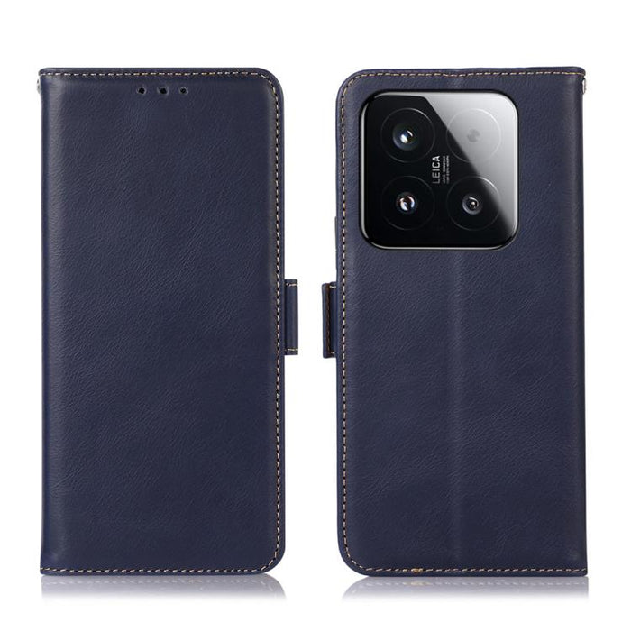 Funda para teléfono RFID de cuero genuino con textura de caballo loco magnético, For Xiaomi 17T Pro 5G, For Xiaomi 17T 5G, For Xiaomi 17 Pro, For Xiaomi 17, For Xiaomi 15T Pro 5G, For Xiaomi 15T 5G, For Xiaomi Poco X7 Pro, For Xiaomi 14T Pro           ...