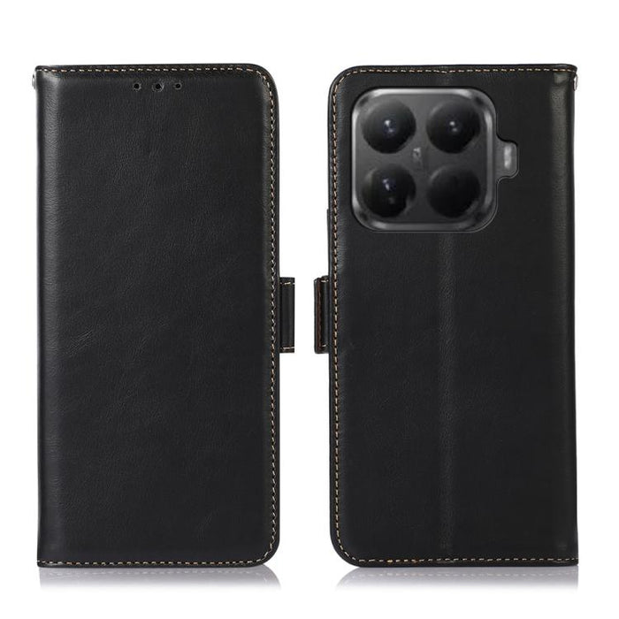 Funda para teléfono RFID de cuero genuino con textura de caballo loco magnético, For Xiaomi 17T Pro 5G, For Xiaomi 17T 5G, For Xiaomi 17 Pro, For Xiaomi 17, For Xiaomi 15T Pro 5G, For Xiaomi 15T 5G, For Xiaomi Poco X7 Pro, For Xiaomi 14T Pro           ...