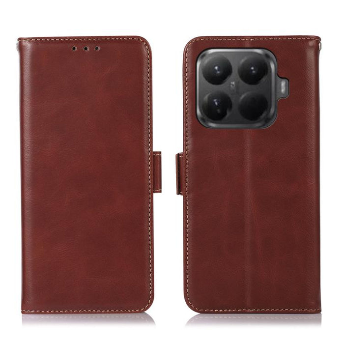 Funda para teléfono RFID de cuero genuino con textura de caballo loco magnético, For Xiaomi 17T Pro 5G, For Xiaomi 17T 5G, For Xiaomi 17 Pro, For Xiaomi 17, For Xiaomi 15T Pro 5G, For Xiaomi 15T 5G, For Xiaomi Poco X7 Pro, For Xiaomi 14T Pro           ...