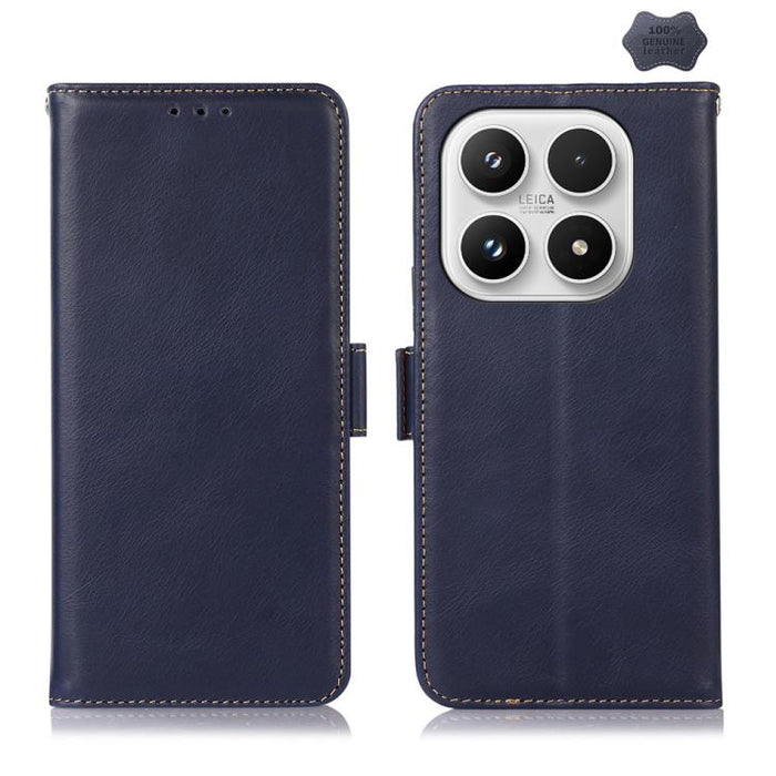 Funda para teléfono RFID de cuero genuino con textura de caballo loco magnético, For Xiaomi 17T Pro 5G, For Xiaomi 17T 5G, For Xiaomi 17 Pro, For Xiaomi 17, For Xiaomi 15T Pro 5G, For Xiaomi 15T 5G, For Xiaomi Poco X7 Pro, For Xiaomi 14T Pro           ...