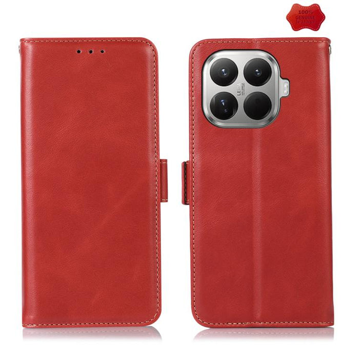 Funda para teléfono RFID de cuero genuino con textura de caballo loco magnético, For Xiaomi 17T Pro 5G, For Xiaomi 17T 5G, For Xiaomi 17 Pro, For Xiaomi 17, For Xiaomi 15T Pro 5G, For Xiaomi 15T 5G, For Xiaomi Poco X7 Pro, For Xiaomi 14T Pro           ...
