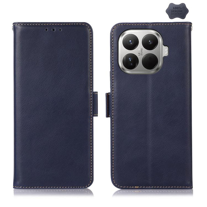 Funda para teléfono RFID de cuero genuino con textura de caballo loco magnético, For Xiaomi 17T Pro 5G, For Xiaomi 17T 5G, For Xiaomi 17 Pro, For Xiaomi 17, For Xiaomi 15T Pro 5G, For Xiaomi 15T 5G, For Xiaomi Poco X7 Pro, For Xiaomi 14T Pro           ...