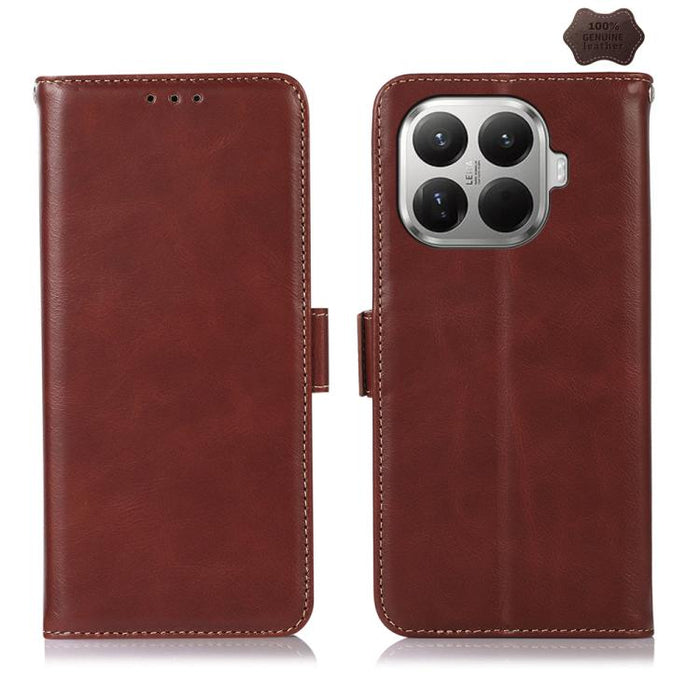 Funda para teléfono RFID de cuero genuino con textura de caballo loco magnético, For Xiaomi 17T Pro 5G, For Xiaomi 17T 5G, For Xiaomi 17 Pro, For Xiaomi 17, For Xiaomi 15T Pro 5G, For Xiaomi 15T 5G, For Xiaomi Poco X7 Pro, For Xiaomi 14T Pro           ...