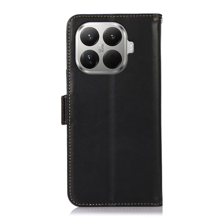Funda para teléfono RFID de cuero genuino con textura de caballo loco magnético, For Xiaomi 17T Pro 5G, For Xiaomi 17T 5G, For Xiaomi 17 Pro, For Xiaomi 17, For Xiaomi 15T Pro 5G, For Xiaomi 15T 5G, For Xiaomi Poco X7 Pro, For Xiaomi 14T Pro           ...