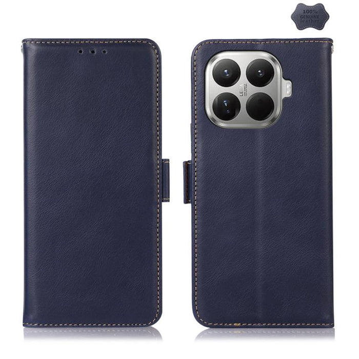 Funda para teléfono RFID de cuero genuino con textura de caballo loco magnético, For Xiaomi 17T Pro 5G, For Xiaomi 17T 5G, For Xiaomi 17 Pro, For Xiaomi 17, For Xiaomi 15T Pro 5G, For Xiaomi 15T 5G, For Xiaomi Poco X7 Pro, For Xiaomi 14T Pro           ...