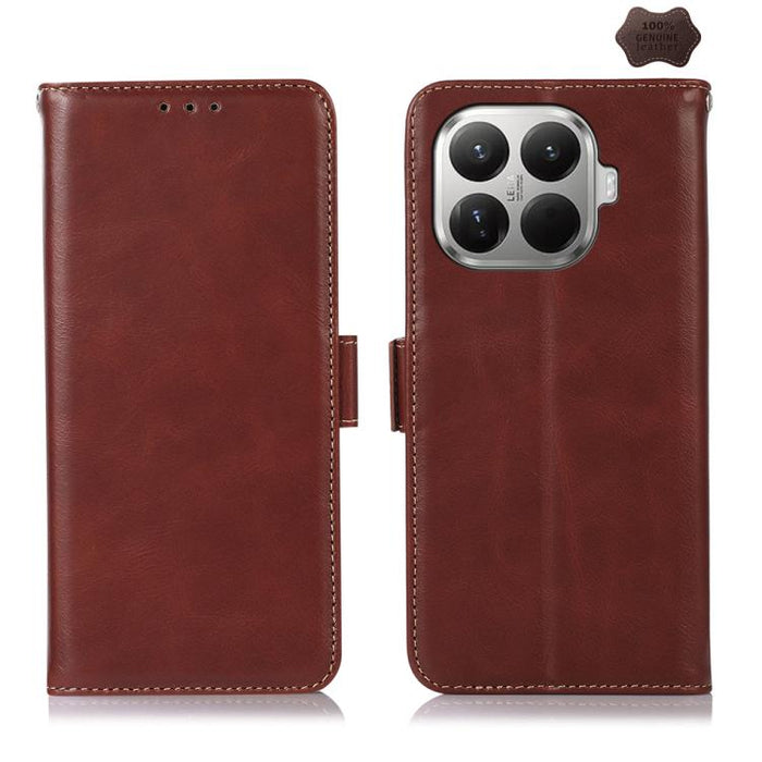 Funda para teléfono RFID de cuero genuino con textura de caballo loco magnético, For Xiaomi 17T Pro 5G, For Xiaomi 17T 5G, For Xiaomi 17 Pro, For Xiaomi 17, For Xiaomi 15T Pro 5G, For Xiaomi 15T 5G, For Xiaomi Poco X7 Pro, For Xiaomi 14T Pro           ...