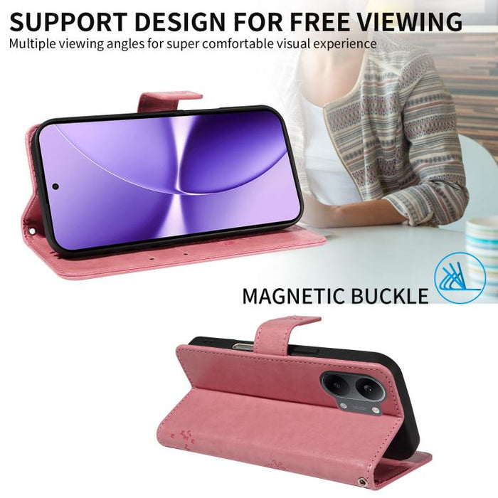 Funda de cuero con tapa para teléfono con estampado en relieve de árbol y gato, For Redmi Turbo 5 Max 5G, For Redmi Turbo 5 5G / Poco X8 Pro 5G, For Redmi K90 Pro Max/Poco F8 Ultra, For Redmi K90 / Poco F8 Pro, For Redmi 15C 5G / 4G EU 173mm           ...
