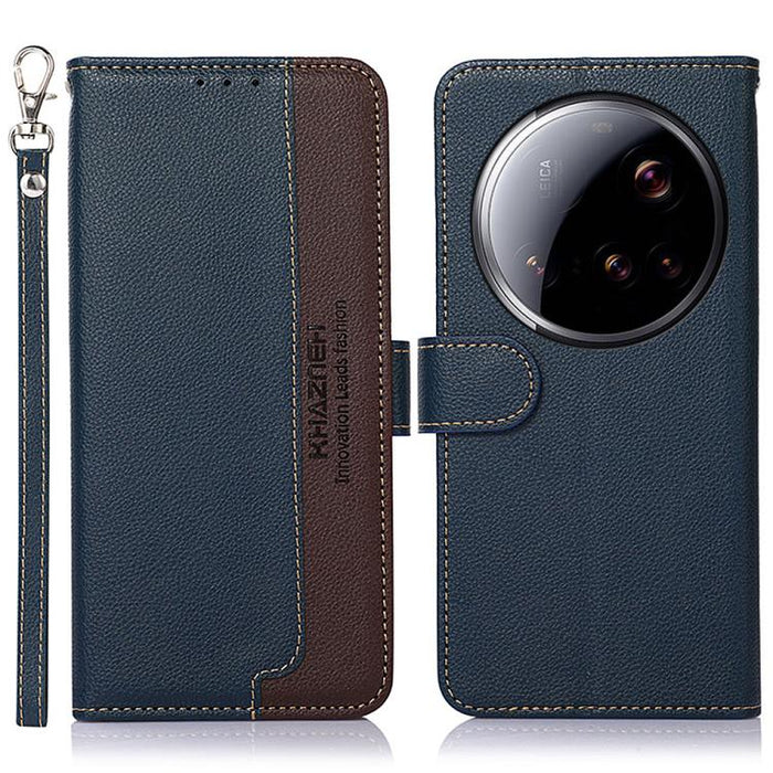 Funda para teléfono RFID de cuero con textura de lichi de KHAZNEH, For Xiaomi 17T Pro 5G, For Xiaomi 17T 5G, For Xiaomi 17 Pro Max, For Xiaomi 17 Pro, For Xiaomi 17, For Xiaomi 15T Pro 5G, For Xiaomi 15T 5G, For Xiaomi Poco F7 Pro / F7 Ultra           ...