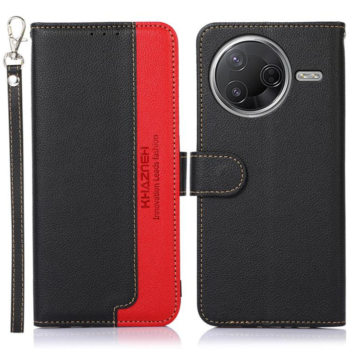Funda para teléfono RFID de cuero con textura de lichi de KHAZNEH, For Xiaomi 17T Pro 5G, For Xiaomi 17T 5G, For Xiaomi 17 Pro Max, For Xiaomi 17 Pro, For Xiaomi 17, For Xiaomi 15T Pro 5G, For Xiaomi 15T 5G, For Xiaomi Poco F7 Pro / F7 Ultra           ...