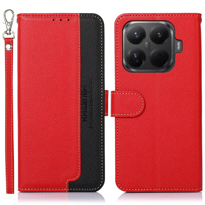 Funda para teléfono RFID de cuero con textura de lichi de KHAZNEH, For Xiaomi 17T Pro 5G, For Xiaomi 17T 5G, For Xiaomi 17 Pro Max, For Xiaomi 17 Pro, For Xiaomi 17, For Xiaomi 15T Pro 5G, For Xiaomi 15T 5G, For Xiaomi Poco F7 Pro / F7 Ultra           ...