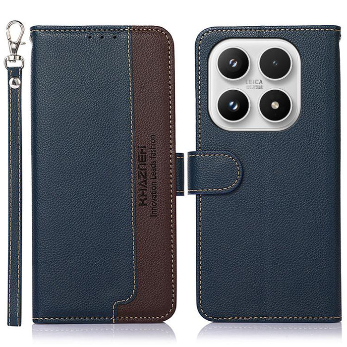 Funda para teléfono RFID de cuero con textura de lichi de KHAZNEH, For Xiaomi 17T Pro 5G, For Xiaomi 17T 5G, For Xiaomi 17 Pro Max, For Xiaomi 17 Pro, For Xiaomi 17, For Xiaomi 15T Pro 5G, For Xiaomi 15T 5G, For Xiaomi Poco F7 Pro / F7 Ultra           ...