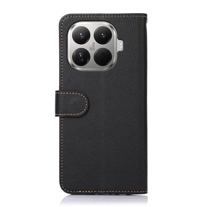 Funda para teléfono RFID de cuero con textura de lichi de KHAZNEH, For Xiaomi 17T Pro 5G, For Xiaomi 17T 5G, For Xiaomi 17 Pro Max, For Xiaomi 17 Pro, For Xiaomi 17, For Xiaomi 15T Pro 5G, For Xiaomi 15T 5G, For Xiaomi Poco F7 Pro / F7 Ultra           ...