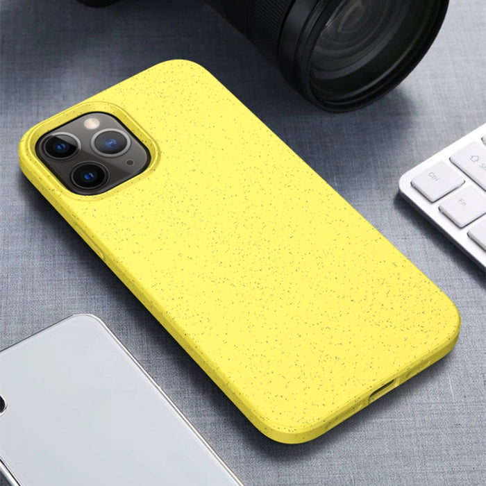 Material de paja a prueba de golpes de la serie estrellada + funda protectora de TPU, For iPhone 12 mini, For iPhone 12 / 12 Pro