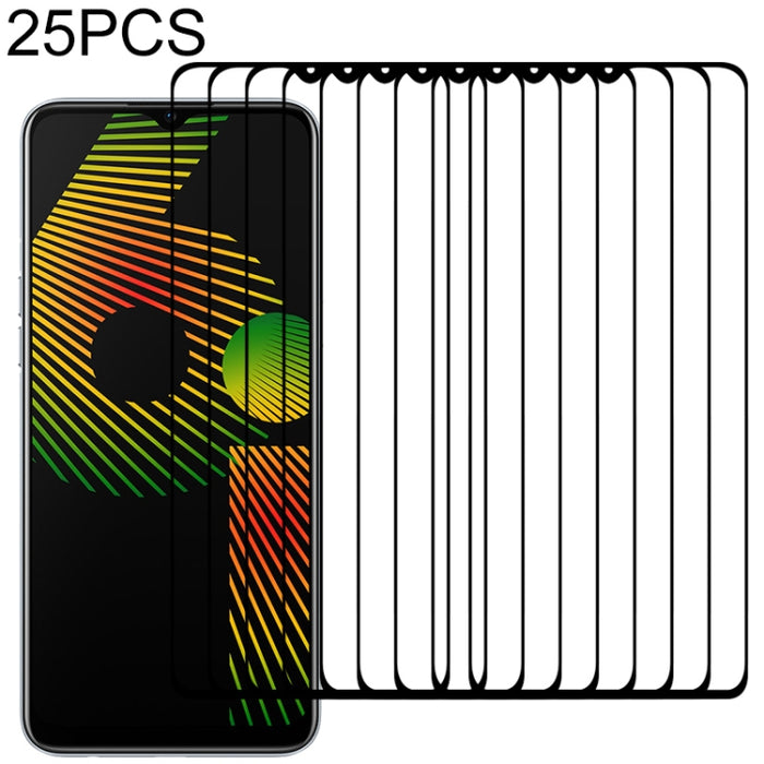 Película de vidrio templado de pantalla completa con pegamento completo de 25 piezas, For OPPO Realme C15 (25 PCS), For OPPO Realme 6 (25 PCS), For OPPO Realme 6 Pro (25 PCS), For Motorola Moto G Fast (25 PCS), For OPPO Realme 6i (25 PCS)              ...