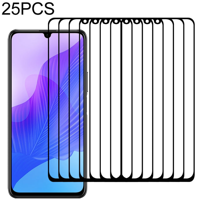 Película de vidrio templado de pantalla completa con pegamento completo de 25 piezas, For OPPO Realme C15 (25 PCS), For OPPO Realme 6 (25 PCS), For OPPO Realme 6 Pro (25 PCS), For Motorola Moto G Fast (25 PCS), For OPPO Realme 6i (25 PCS)              ...