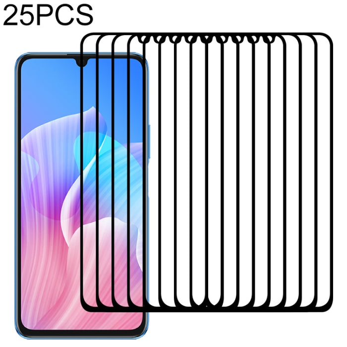 Película de vidrio templado de pantalla completa con pegamento completo de 25 piezas, For OPPO Realme C15 (25 PCS), For OPPO Realme 6 (25 PCS), For OPPO Realme 6 Pro (25 PCS), For Motorola Moto G Fast (25 PCS), For OPPO Realme 6i (25 PCS)              ...