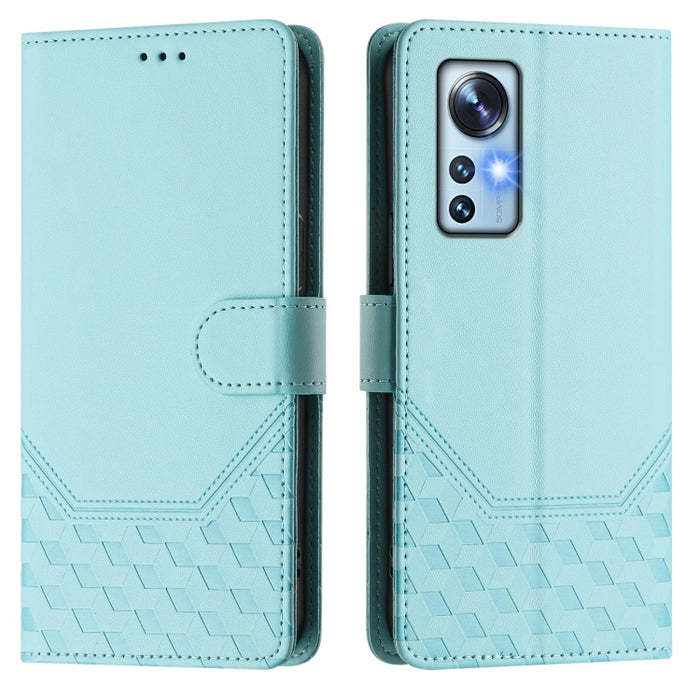 Funda de cuero para teléfono con RFID y estampado en panal, For Xiaomi Poco C40 / Redmi 10C, For Xiaomi Civi 1S, For Xiaomi Poco M4 Pro 4G, For Xiaomi Poco X4 Pro 5G, For Xiaomi Mi 11 Lite / Mi 11 Lite 5G NE, For Xiaomi 11T / 11T Pro                   ...