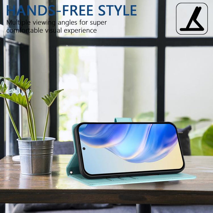 Funda de cuero para teléfono con RFID y estampado en panal, For Redmi 15 5G Global / 15 4G SEA 169.5mm, For Xiaomi 15T Pro 5G, For Xiaomi 15T 5G, For Xiaomi Civi 5 Pro 5G, For Xiaomi 15S Pro 5G, For Xiaomi Poco M6 Plus / Redmi 13x 4G                   ...