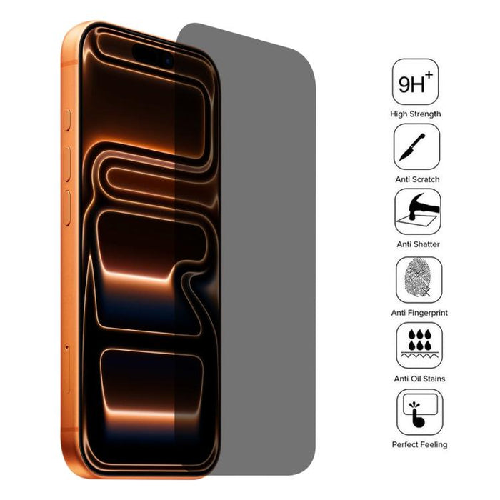 Película de vidrio templado antiespía de cobertura total y alta transparencia, For iPhone 17 Pro Max, For iPhone 17 Pro, For iPhone 17, For iPhone Air, For iPhone 16 Pro Max, For iPhone 16 Pro, For iPhone 16 Plus, For iPhone 16
