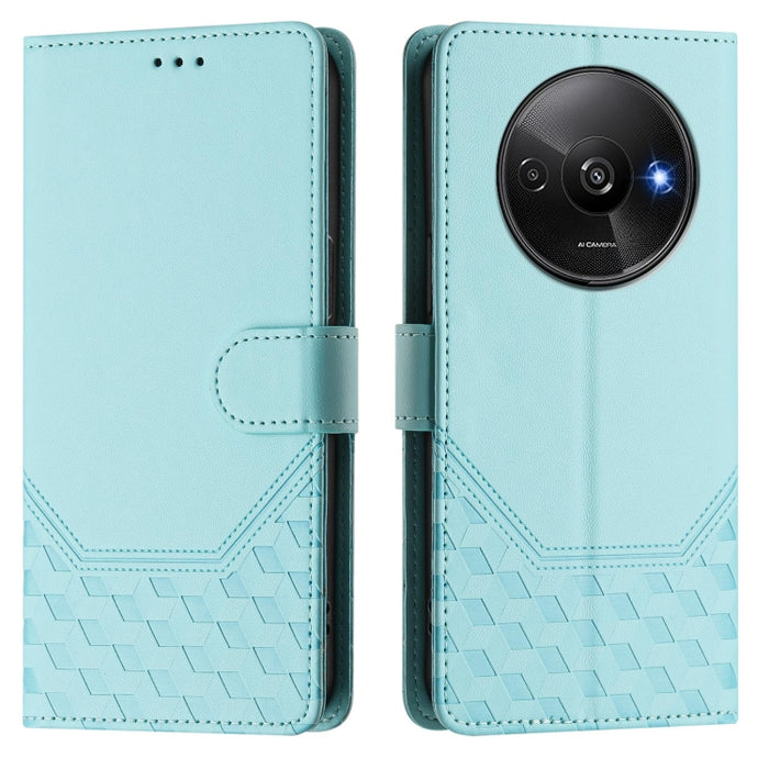 Funda para teléfono de cuero RFID con relieve en forma de panal, For Redmi A3 4G Global / A3X 4G, For Redmi Note 13 Pro 4G Global, For Redmi 13C 4G, For Redmi Note 13 4G Global, For Redmi Note 13 Pro 5G Global, For Redmi Note 13 5G Global              ...