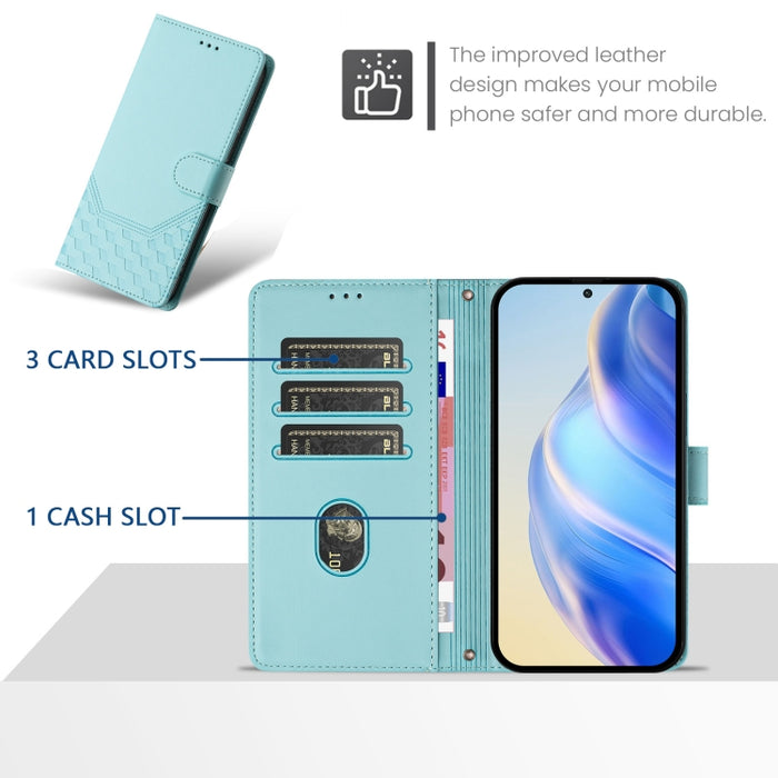 Funda para teléfono de cuero RFID con relieve en forma de panal, For Redmi Note 12 Explorer / 12 Pro+ 5G, For Redmi Note 12 Pro Speed / 12 Pro 5G, For Redmi Note 12 5G Global, For Redmi 12C / 11A, For Redmi 10 5G / Note 11E 5G / Note 11R               ...