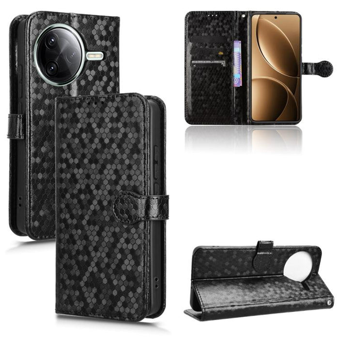 Funda de cuero para teléfono con textura de puntos en forma de panal, For Xiaomi 17 Max 5G, For Xiaomi 17T Pro 5G, For Xiaomi 17T 5G, For Xiaomi 17 Ultra, For Xiaomi Poco M7 4G 171mm, For Xiaomi Civi 5 Pro 5G, For Xiaomi Poco F7 Pro 5G / F7 Ultra      ...