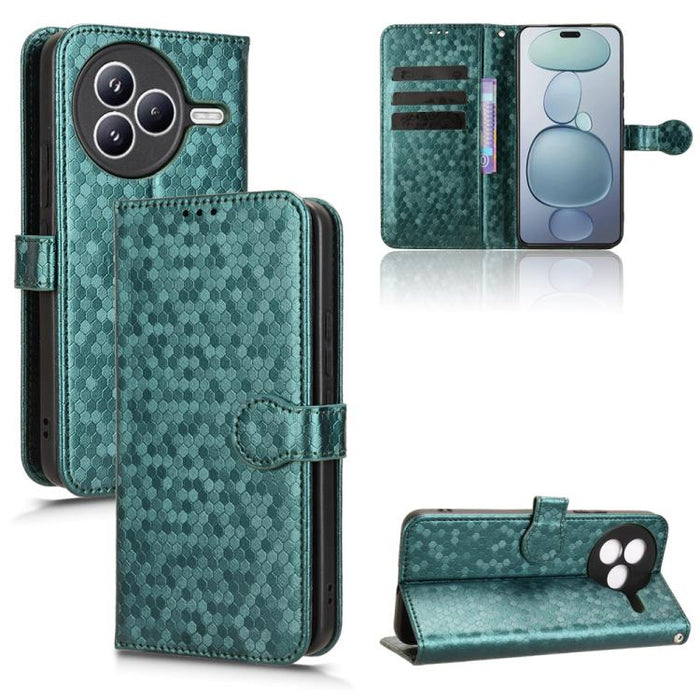 Funda de cuero para teléfono con textura de puntos en forma de panal, For Xiaomi 17 Max 5G, For Xiaomi 17T Pro 5G, For Xiaomi 17T 5G, For Xiaomi 17 Ultra, For Xiaomi Poco M7 4G 171mm, For Xiaomi Civi 5 Pro 5G, For Xiaomi Poco F7 Pro 5G / F7 Ultra      ...
