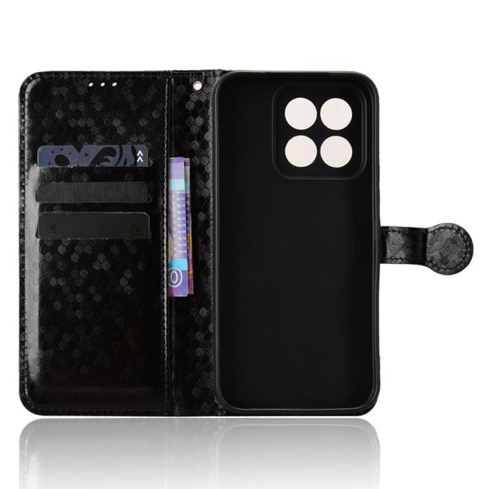 Funda de cuero para teléfono con textura de puntos en forma de panal, For Xiaomi 17 Max 5G, For Xiaomi 17T Pro 5G, For Xiaomi 17T 5G, For Xiaomi 17 Ultra, For Xiaomi Poco M7 4G 171mm, For Xiaomi Civi 5 Pro 5G, For Xiaomi Poco F7 Pro 5G / F7 Ultra      ...